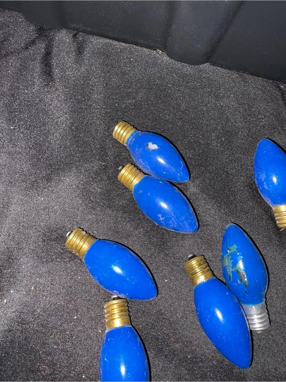 Vintage C9 Christmas 40 Pieces Light Bulbs Lamps - Blue